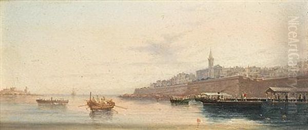 The Grand Harbour, Valletta (+ Marsamxett Harbour, Valletta; Pair) - view 1