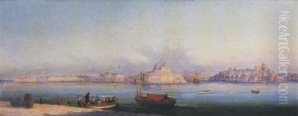 St. Angelo And The Barges - view 1
