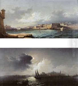 View Of Grand Harbour And A Part Of Valletta From Ricasoli Point