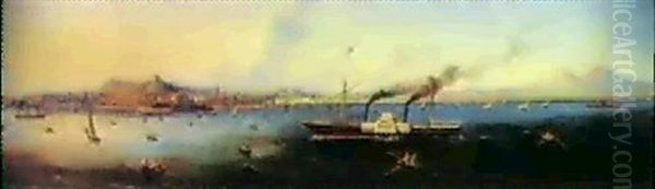 A View Of The Bay Of Naples From The Sea - view 1
