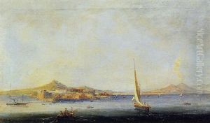 Veduta Di Napoli Dal Mare by Giuseppe Gianni