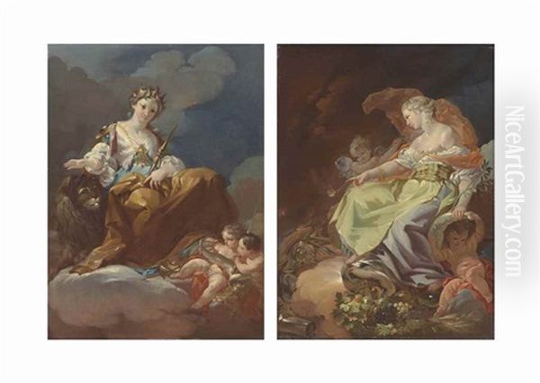 Peace; And Magnanimity (pair) - view 1