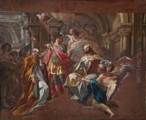 Die Heiligen Ercolano, Ippolito Und Taurino