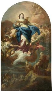 Maria Immaculata Mit Dem Propheten Elias