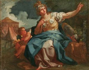 Ceres And Bellona (a Pair Of Paintings) by Corrado Giaquinto