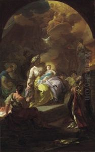 La Nascita Della Vergine Con Il Santo Manzio: Die Geburt Mariens Mit Dem Heiligen Mantius