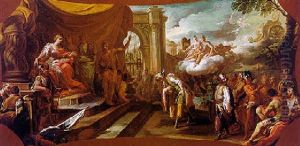 Aeneas Before Queen Dido