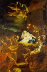 The Adoration Of The Shepherds by Corrado Giaquinto