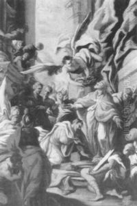 The Baptism Of Constantine by Corrado Giaquinto