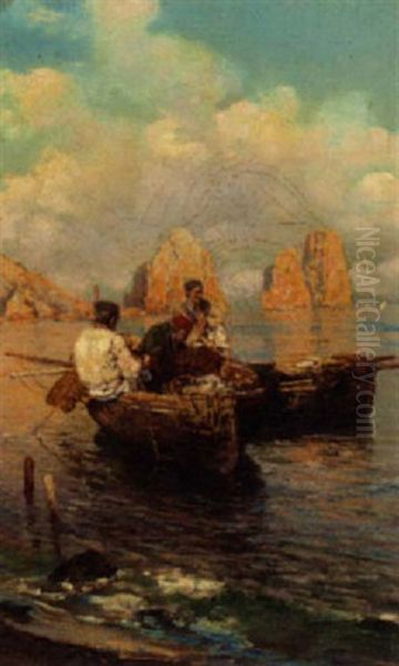 Fishermen Off Capri - view 1