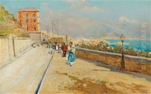 Scene Near Naples by Giuseppe Giardiello