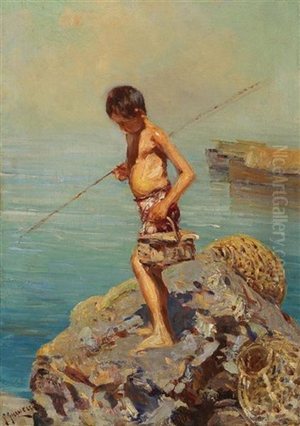The Young Angler - view 1