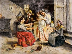 Scena Di Vita Familiare Scena Di Vita Familiare