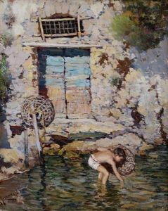 Pescatorello A Mare Chiaro by Giuseppe Giardiello