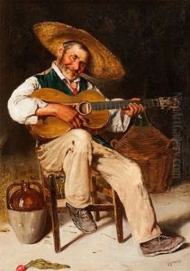 Italienischer Gitarrenspieler