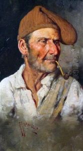 Pipe Smoker (+ Pipe Smoker's Wife; Pair)