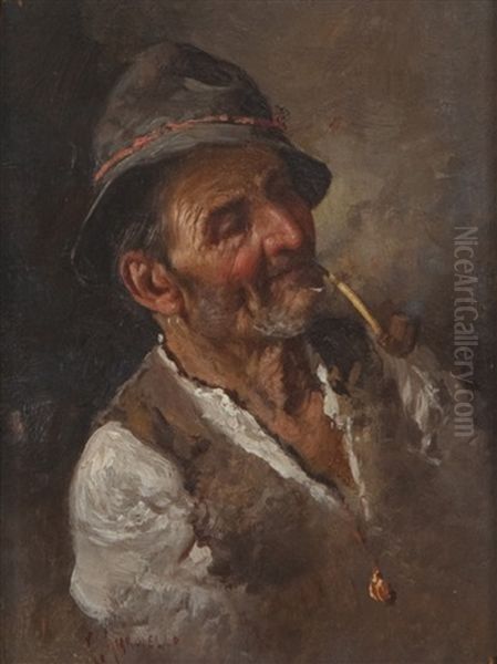 Pipe Smoking Man - view 1
