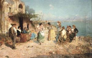 Festive Scene In The Bay Of Naples