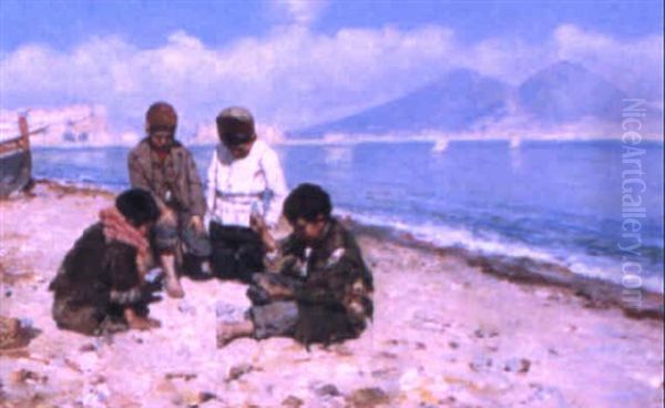 Beachboys Playing In The Bay Of Naples - view 1