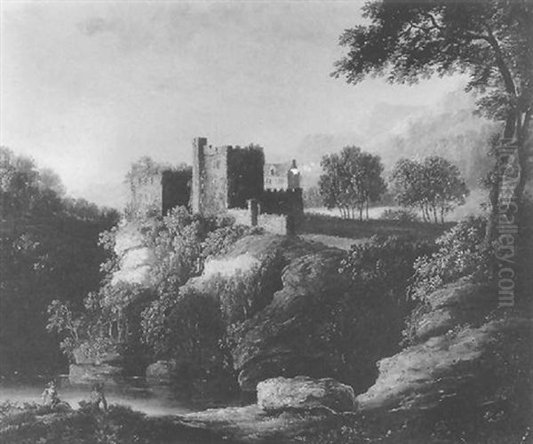 Schottische Burg Am Flus - view 1