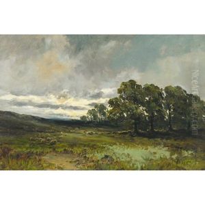 On The Edge Of The Beanley Moor, Northumberland by Henry William Phelan Gibb