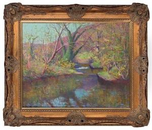 On The Lyn, Exmoor by Henry William Phelan Gibb