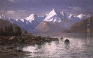 Evening Mount Cook From Big Island Lake Pukaki Evening Mount Cook From Big Island Lake Pukaki
