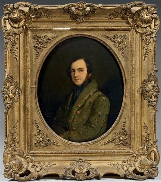 Portrait D'un Homme En Veste D'interieur - view 1