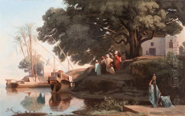 Felouque A Syout (haute Egypte) - view 1