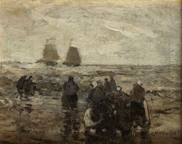 Fisherfolk On The Shore, Katowice - view 1