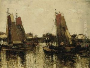 Drying The Sails by William Alfred Gibson