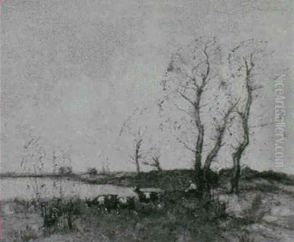 Goats By A River - view 1
