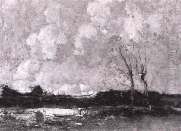 River Scene In Winter - view 1
