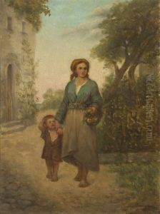 A Morning Walk by Attilio Baccani