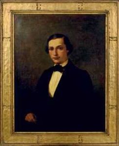 Portrait Of A Young Gentleman by Attilio Baccani