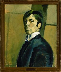 Self-portrait by Harald Giersing