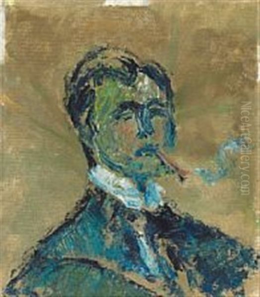 Self-portrait In Blue - view 1