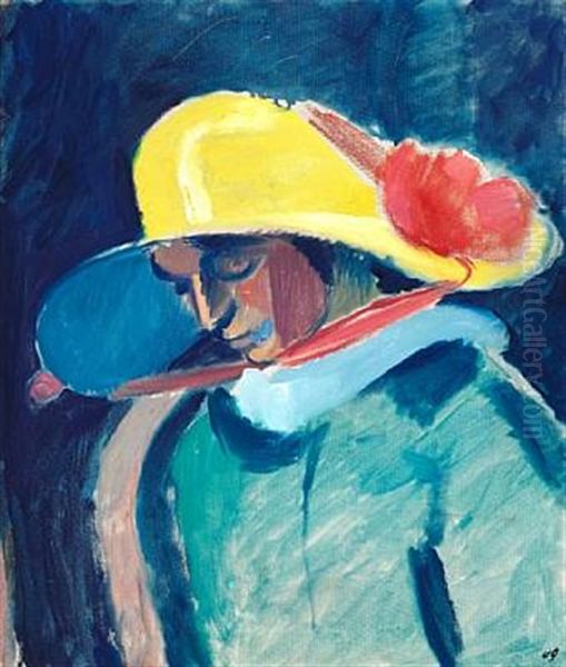Dame Med Nedadvendt Blik, Halvfigur / Fru Besse Giersing (woman With A Downward Gaze, Half Figure / Mrs. Besse Giersing) - view 1