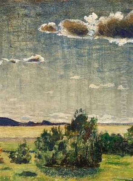 Landskab Med Skyer, Norge - view 1