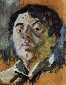 Selvportraet by Harald Giersing