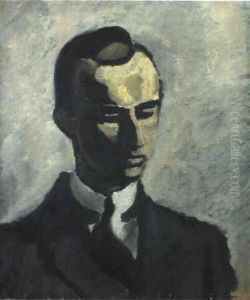 Portraet Af Loege A. Hofman-bang by Harald Giersing