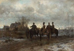 Patrol Polski W 1830 Roku by Maximilian Gierymski