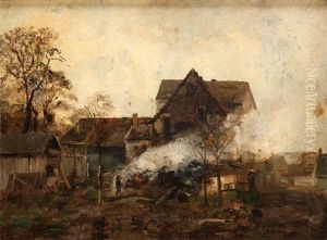 Jesien W Miasteczku by Maximilian Gierymski