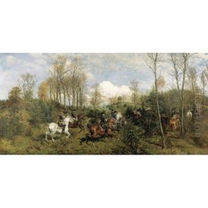 The Hunting Party by Maximilian Gierymski