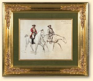 Two Riders by Maximilian Gierymski