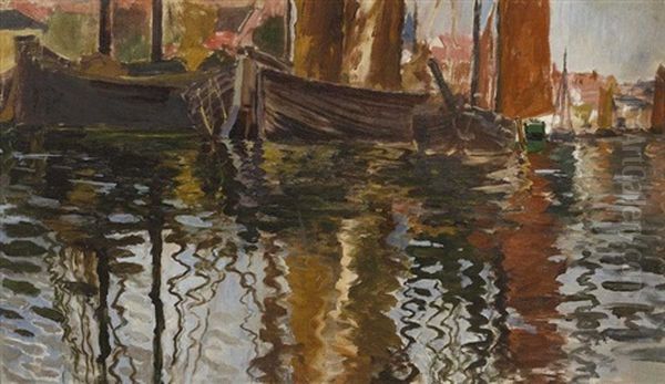 Fischerboote Im Hafen (von Chioggia?) - view 1