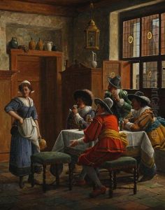 Gesellige Runde by Wilhelm Giessel