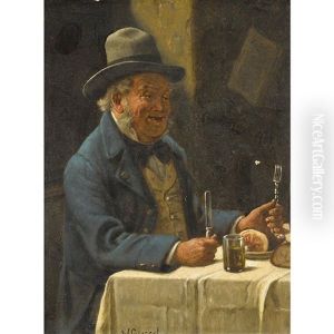 Der Herr Am Tisch by Wilhelm Giessel