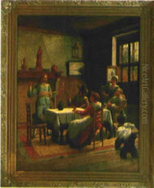 Ein Toast, Frohliche Runde Im Wirtshaus - view 1