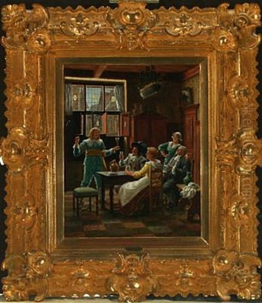 Interior With Cheerful People - view 1